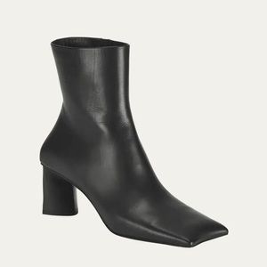 Balenciaga Moon Square-Toe Zip Bootie